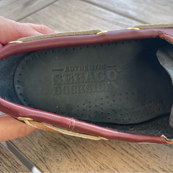 Sebago Black and Brown Flats - Picture 7 of 9